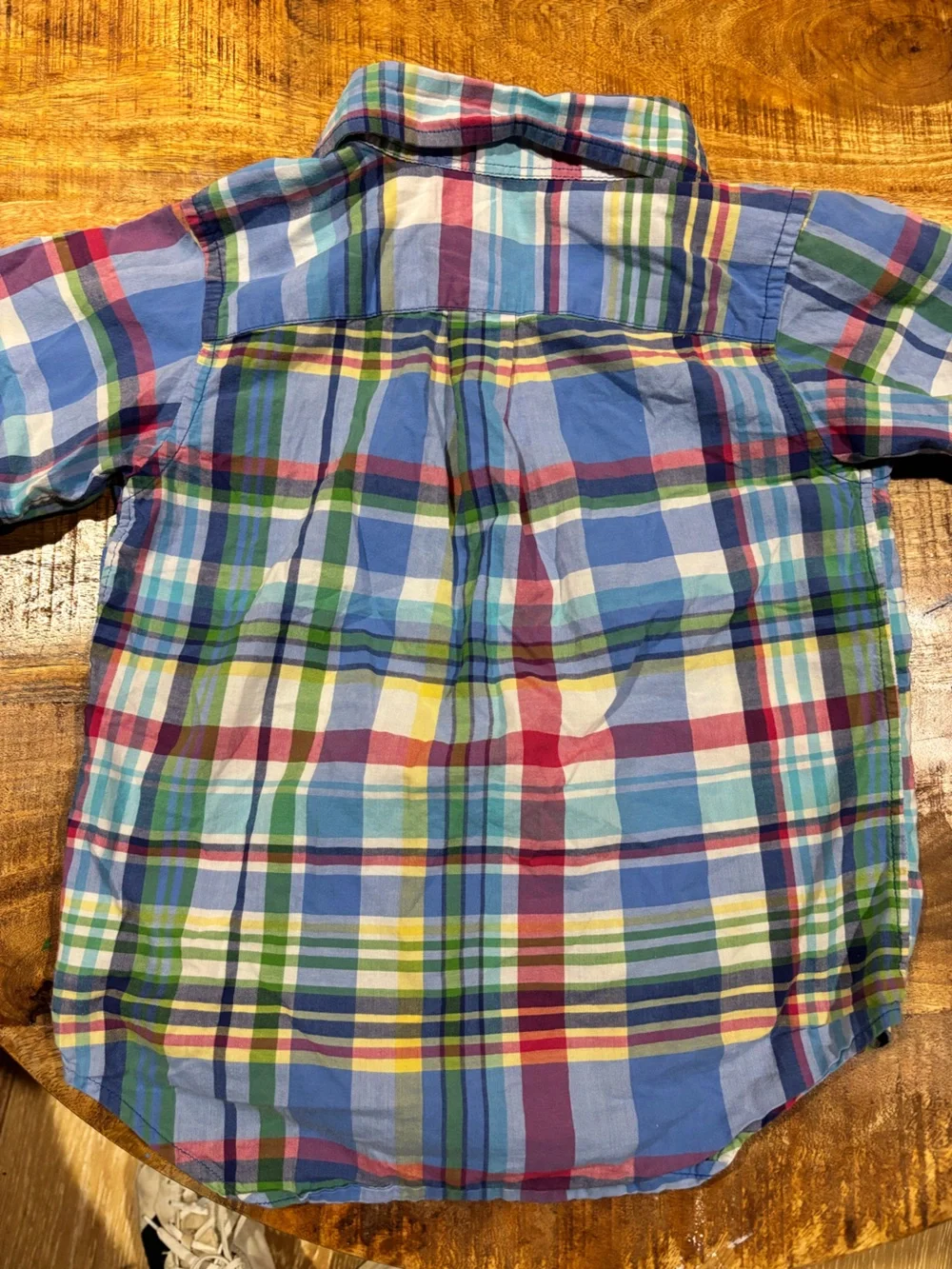 Ralph Lauren Boys Multicolor Plaid Button-Down Shirt
